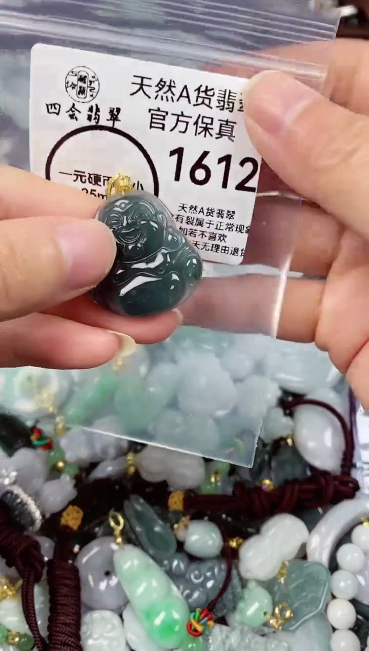【闪购商品】翡翠颈饰未镶嵌天然A货翡翠1612