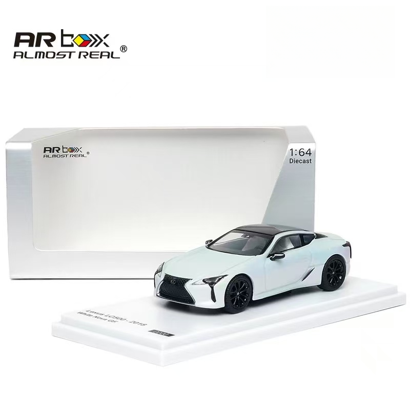 AR BOX 1:64雷克萨斯 LC500 2018款 珍珠白 合金汽车模型生日礼物