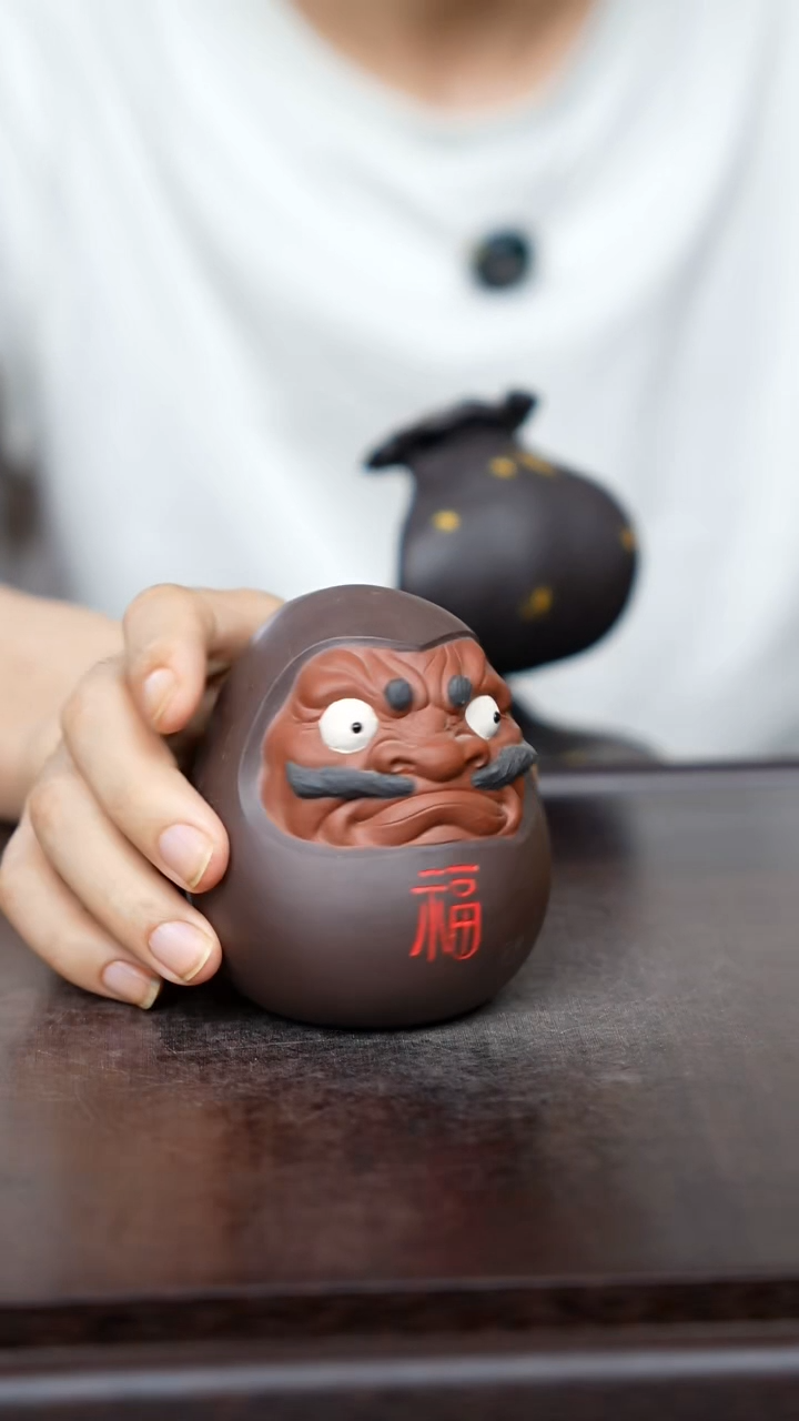 紫砂茶宠紫砂 达摩