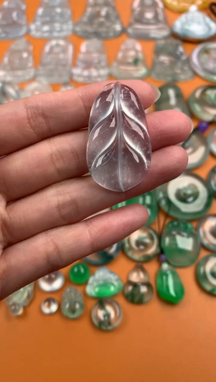 【闪购商品】翡翠颈饰未镶嵌35.5-21.6-4.7