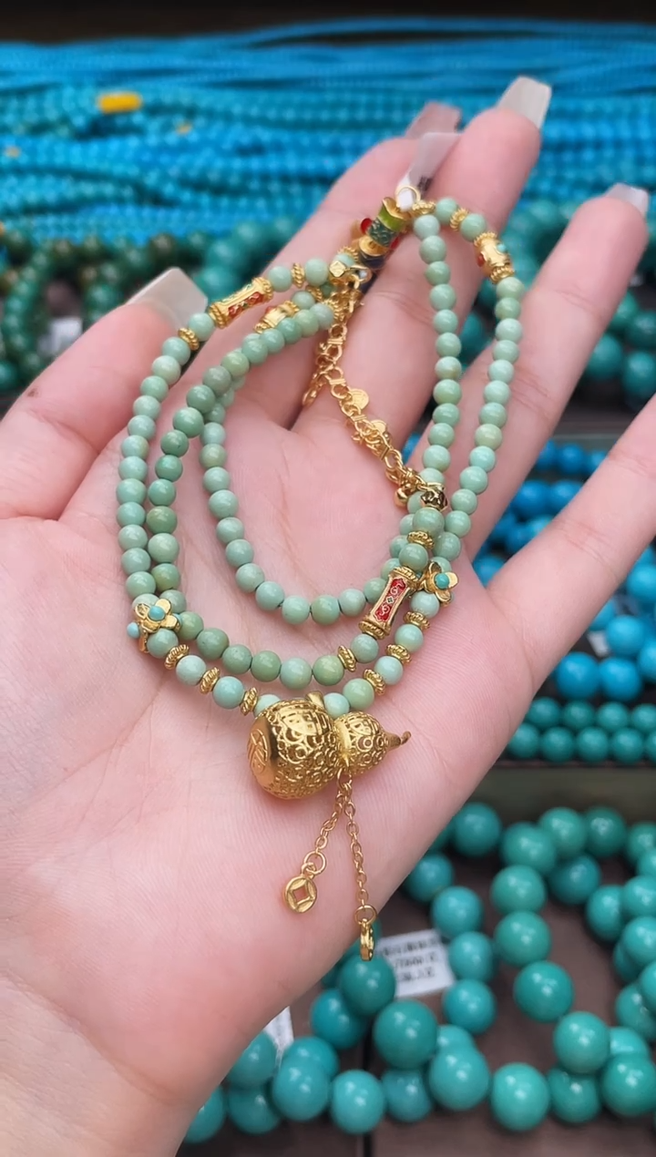 未镶嵌绿松石珠宝奇石A02