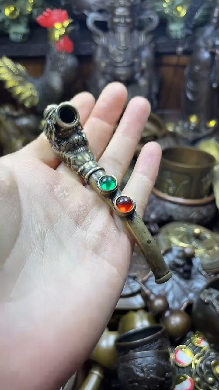 闪购链接，点击下单，有运费险，铜摆件