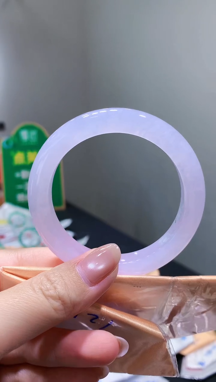 未镶嵌手镯翡翠K6天然A货缅甸翡翠57.3总价12万定金2万