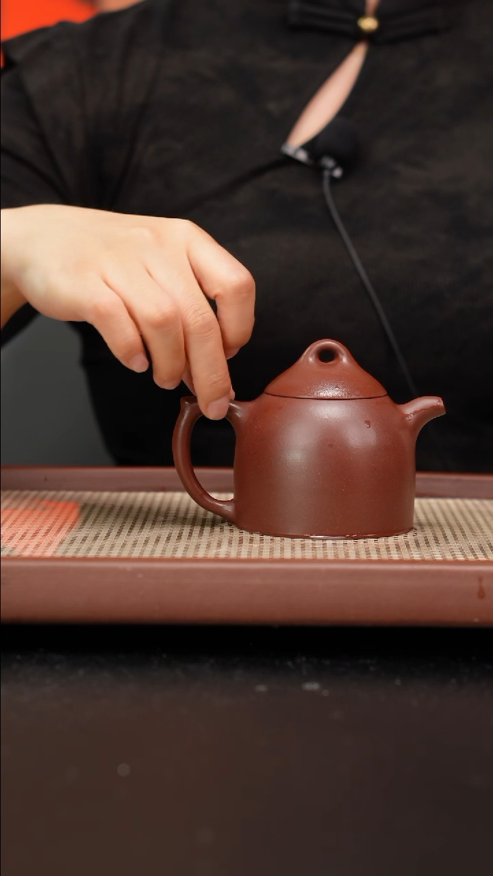 【闪购商品】紫砂茶壶全手工龙血砂秦权180