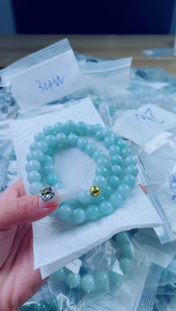 定制翡翠未镶嵌珠串