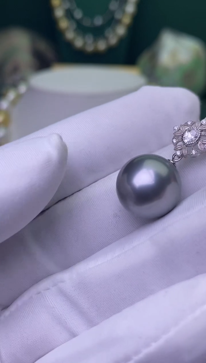 【闪购商品】海水珍珠颈饰18K金镶嵌13-14