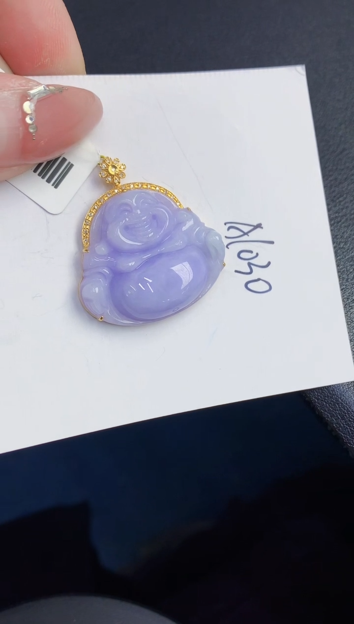 【闪购商品】翡翠颈饰18K金镶嵌00000000000