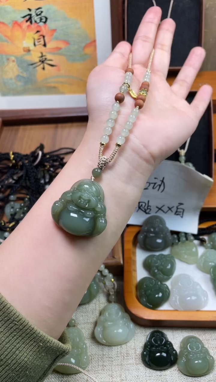 【闪购商品】和田玉颈饰未镶嵌35佛