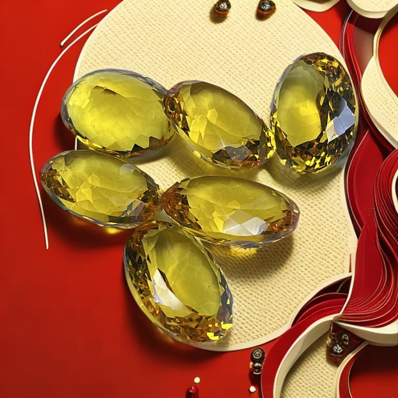 单颗裸石T491-3精美时尚百搭男女同款首饰（多样性发一）