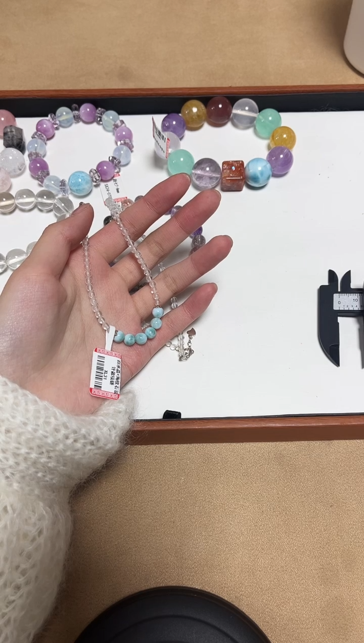 未镶嵌手链水晶14-37白水晶项链