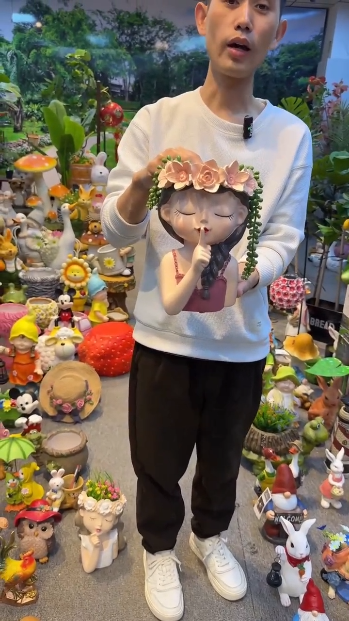 【闪购商品】无铅玻璃花园摆件&000&