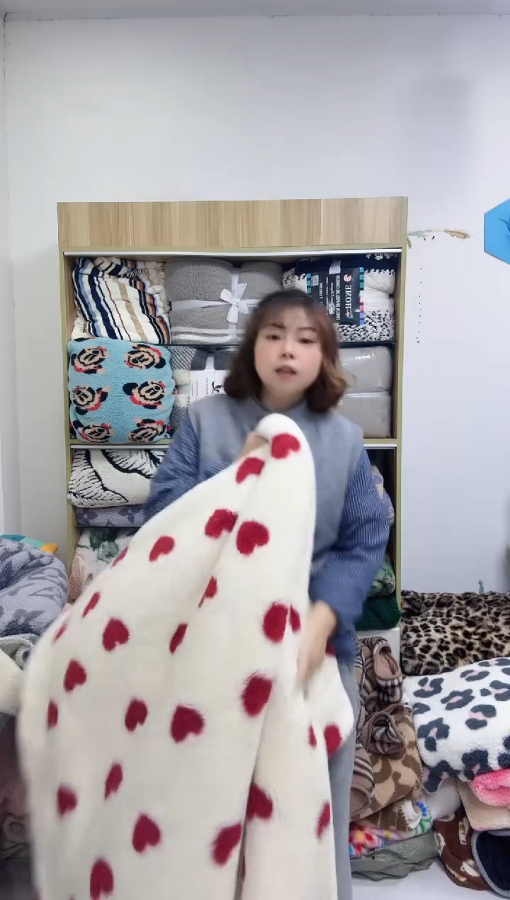 聚酯纤维1.5*2 爱心双层