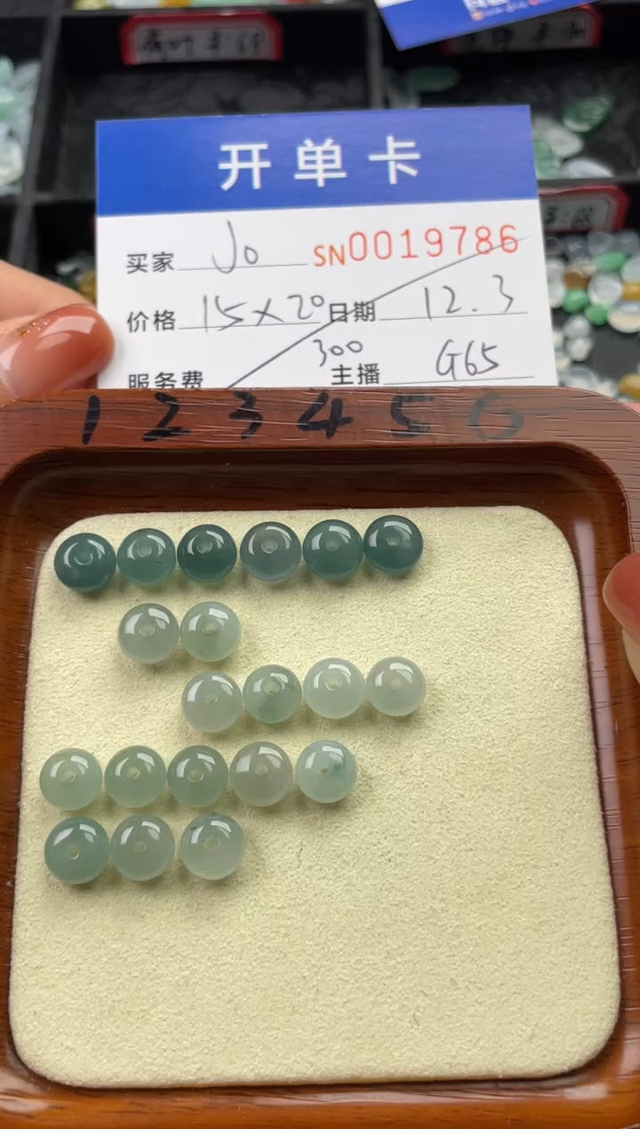 颈饰未镶嵌翡翠J****雕19786