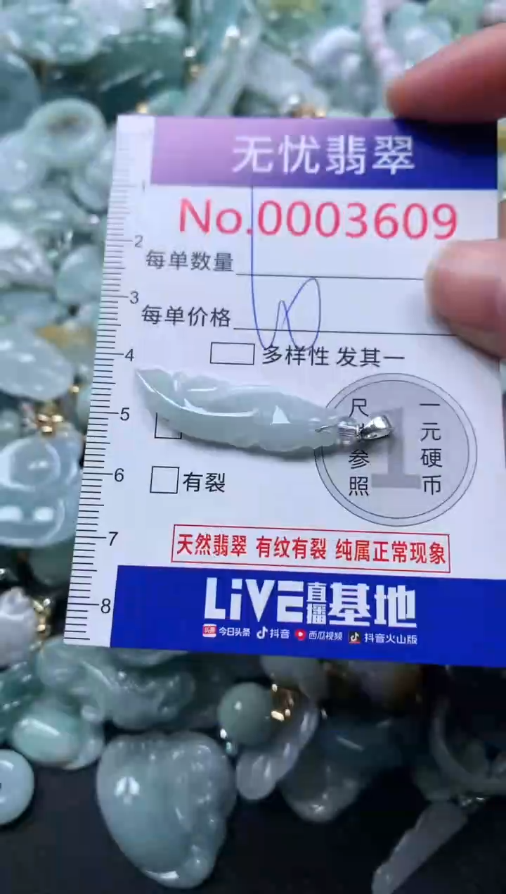 颈饰未镶嵌翡翠3609