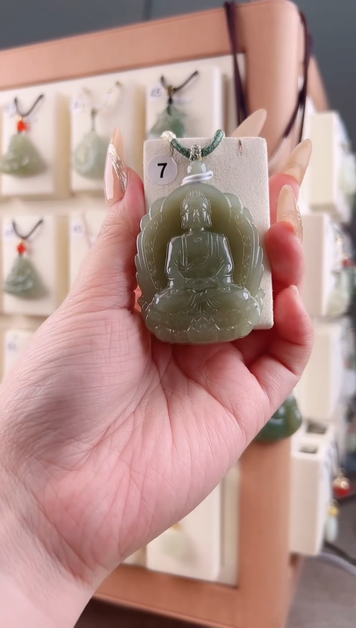 【闪购商品】和田玉吊坠(不含链)未镶嵌8