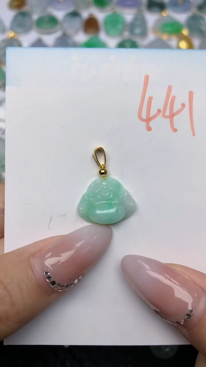 【闪购商品】翡翠颈饰未镶嵌天然翡翠a货