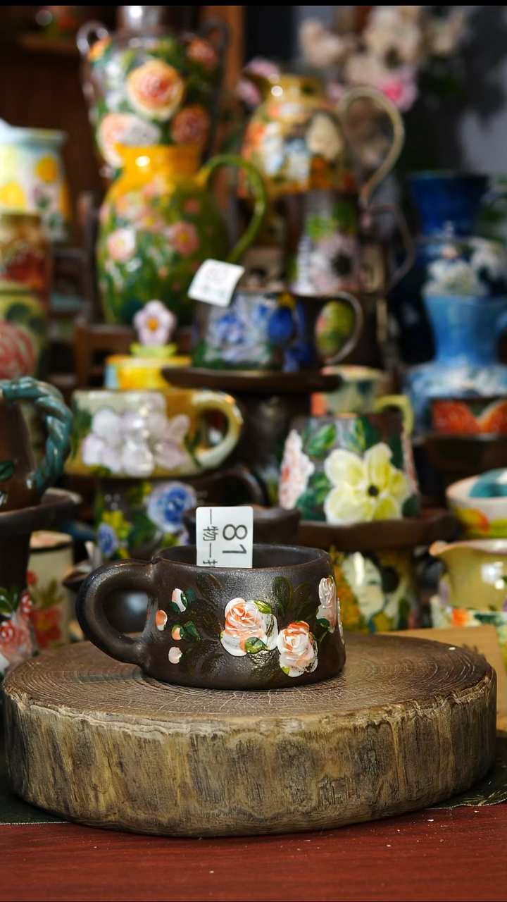 陶瓷81景德镇手工手绘釉下彩