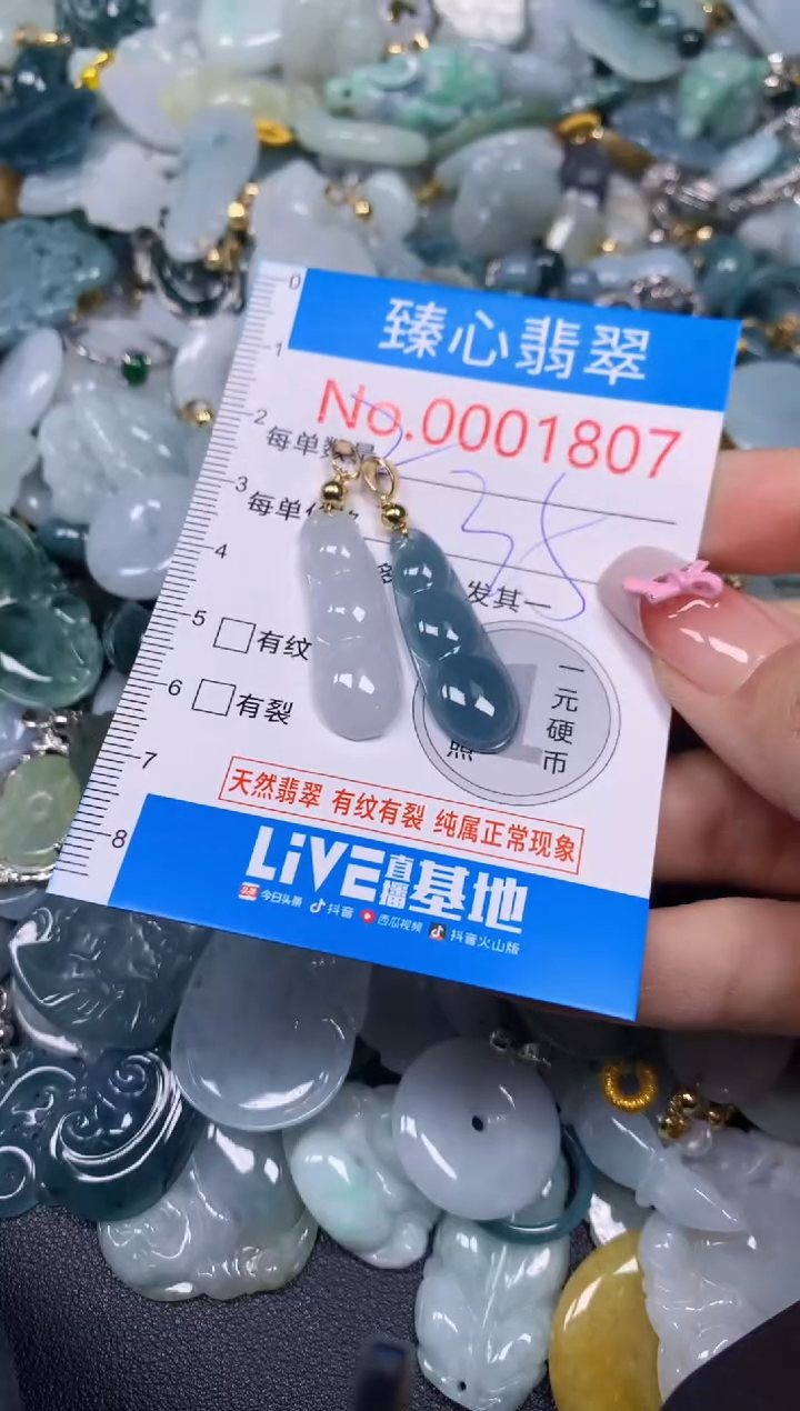 【闪购商品】翡翠颈饰未镶嵌含绳0001807