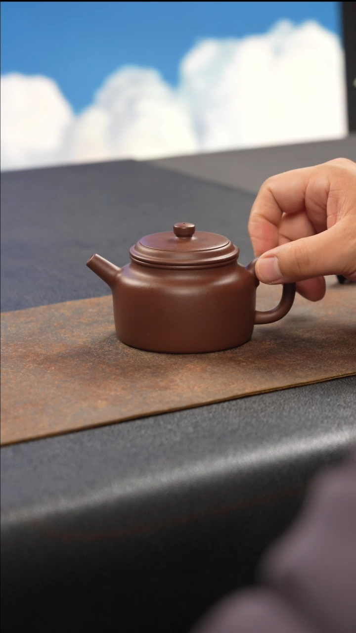 茶壶紫砂德钟 紫泥
