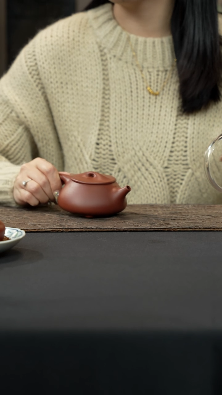 【闪购商品】紫砂茶壶满瓢200cc底槽清光素
