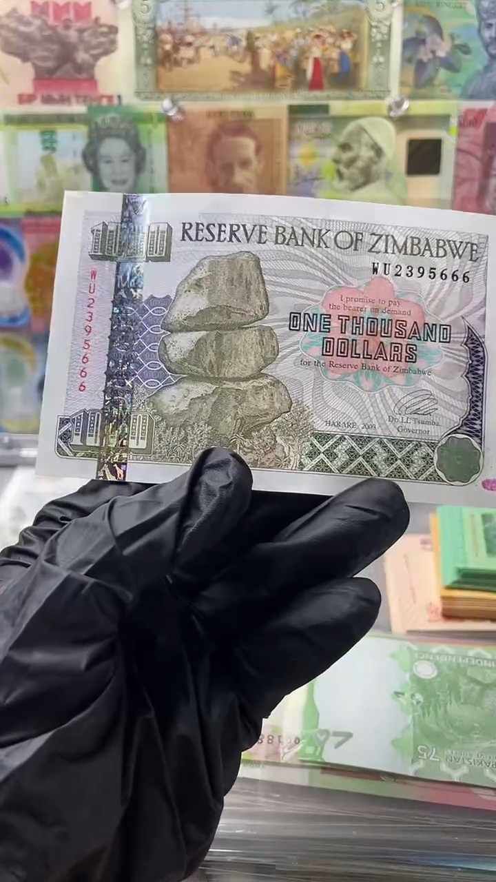 纸币寒**秋津巴布韦尾666