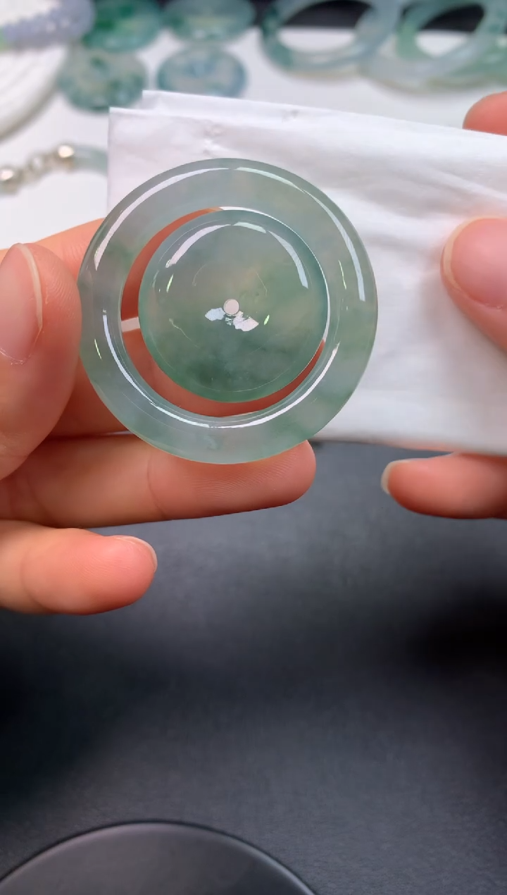 未镶嵌定制翡翠0819203372（扣24圈29*6*7外39）