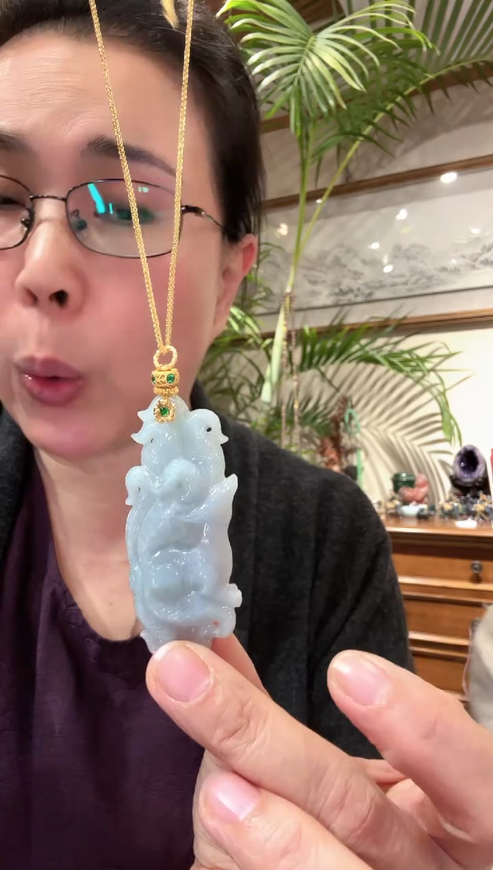 【闪购商品】翡翠颈饰未镶嵌国风