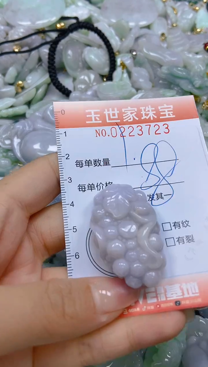 翡翠未镶嵌颈饰闪购0223723