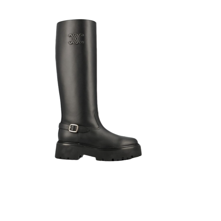 全新未使用 Celine/思琳 Triope 搭扣长筒靴/37