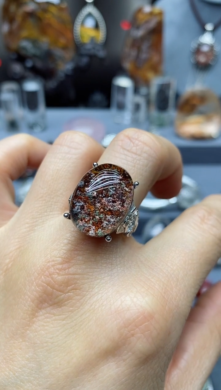 【闪购商品】水晶戒指银S925镶嵌水晶水晶