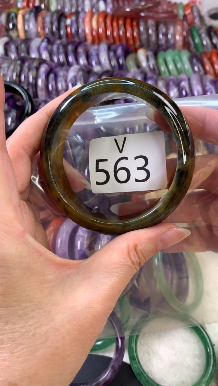 【闪购商品】水晶水晶手镯V未镶嵌563-60