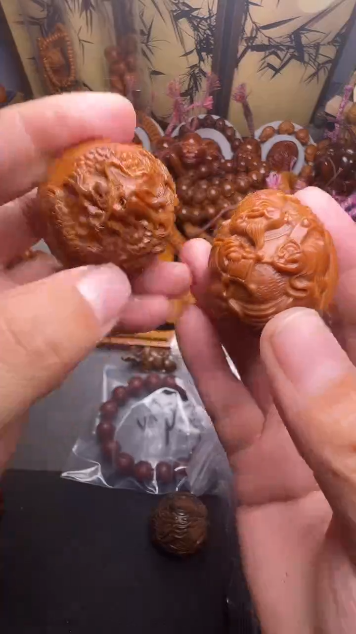 手串橄榄核一**酒龙财一对