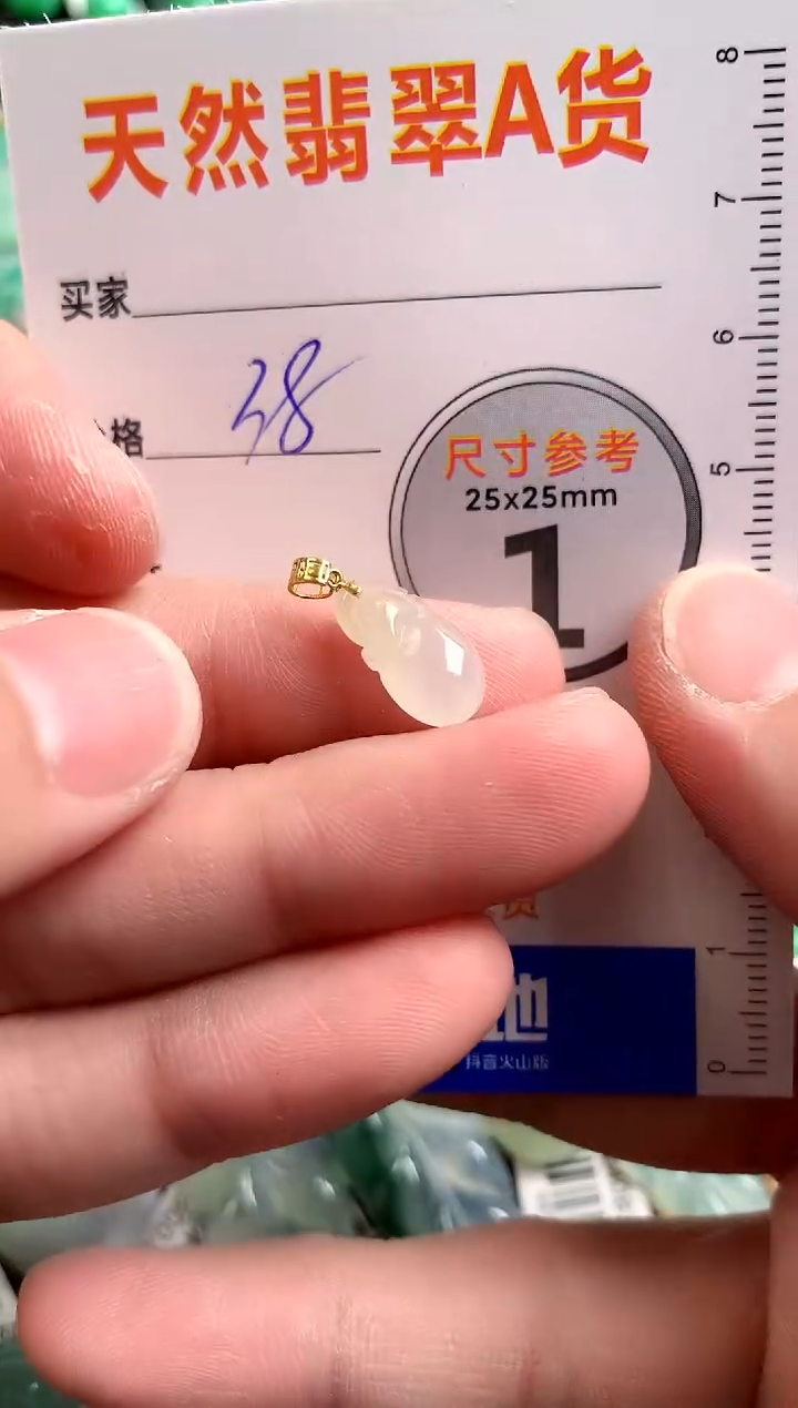 【闪购商品】翡翠颈饰18K金镶嵌13003266