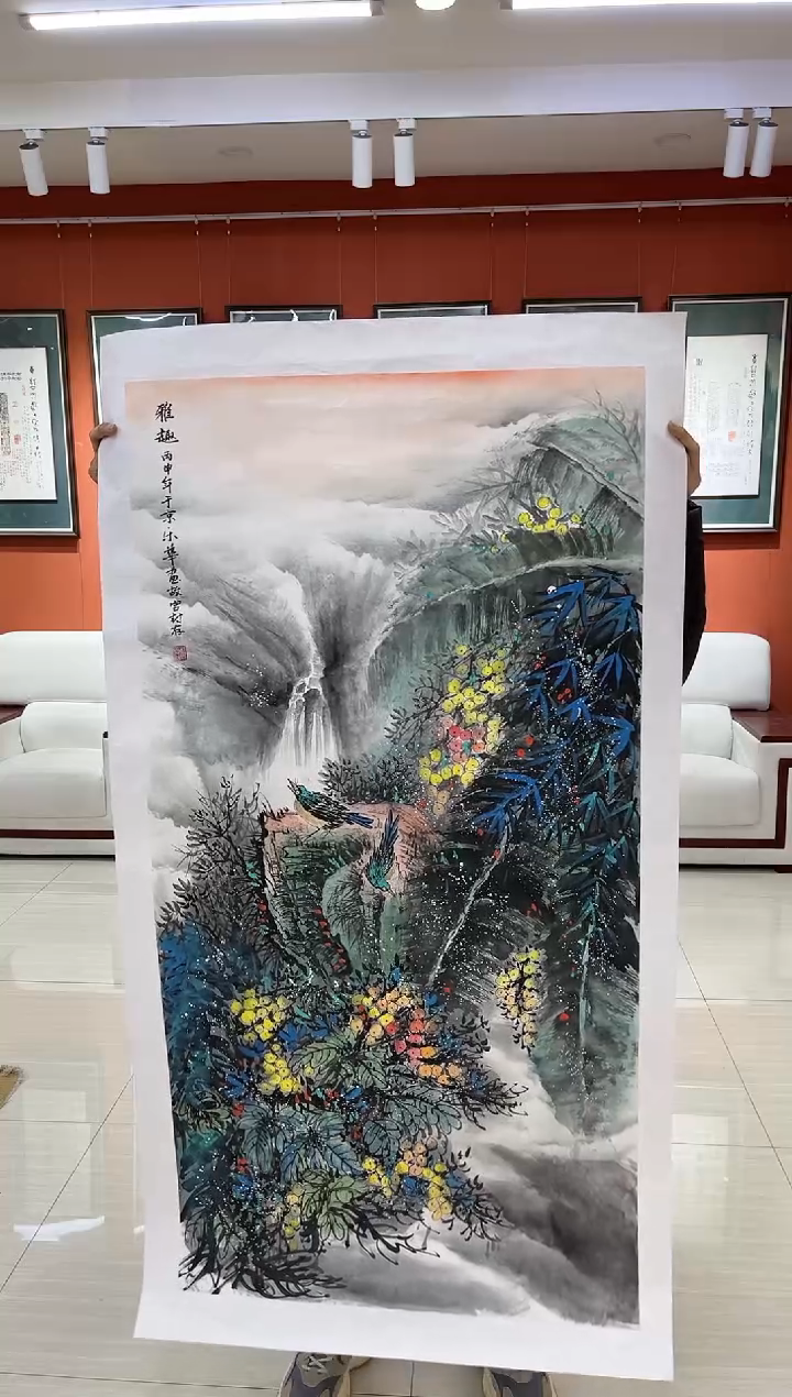 【闪购商品】国画郑乐华绘画手绘作品20-43