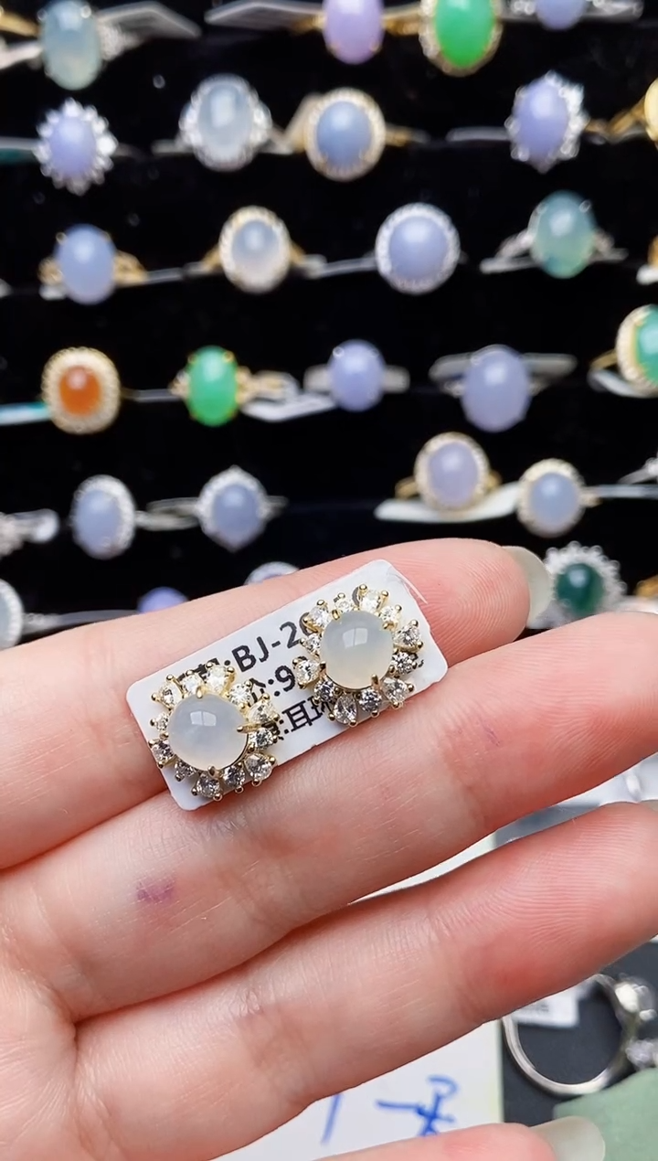 颈饰银S925镶嵌翡翠1823