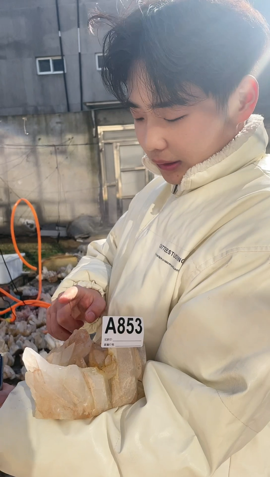 【闪购商品】水晶摆件未镶嵌水晶  853