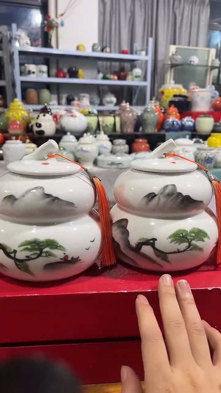 罐陶瓷茶叶罐密封罐防潮罐
