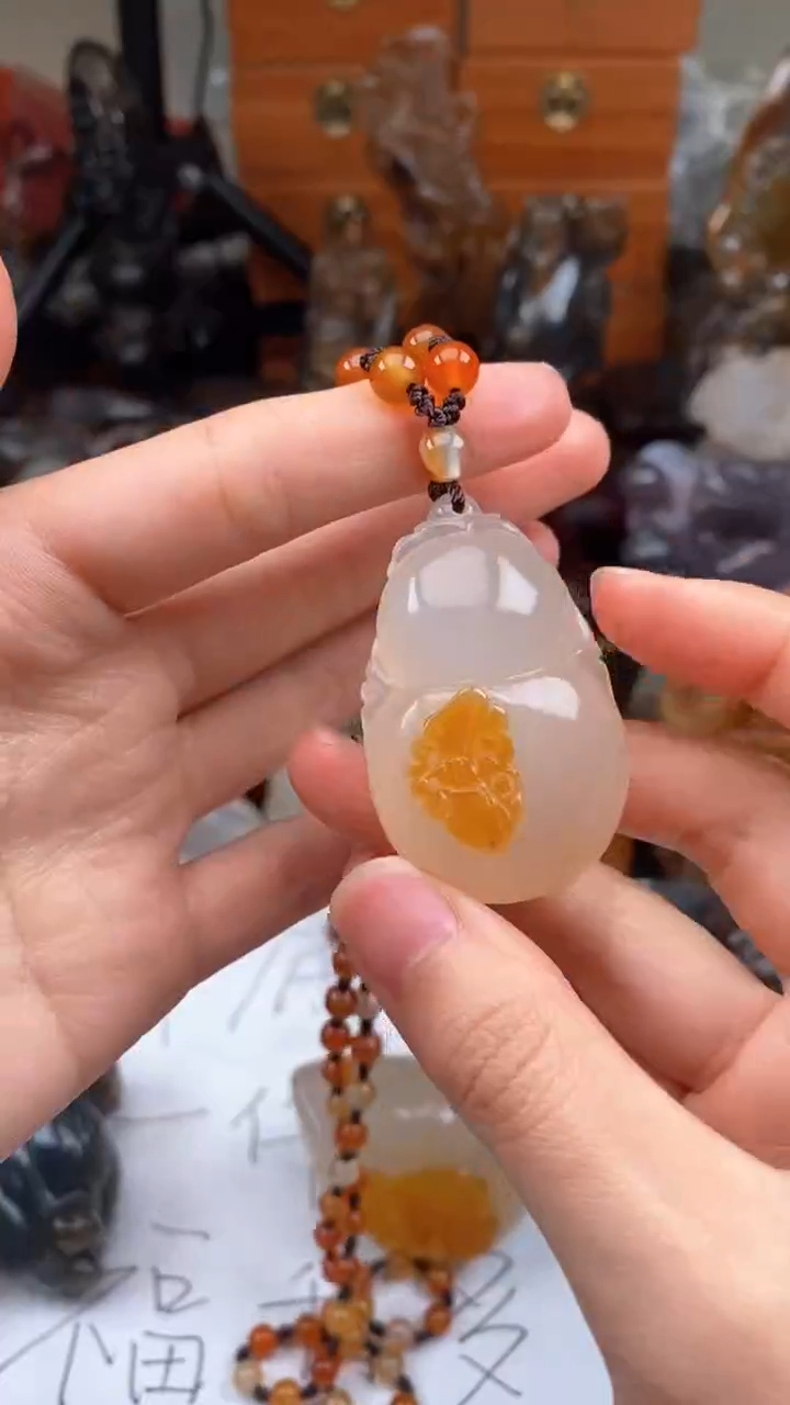 【闪购商品】玛瑙/玉髓颈饰未镶嵌AA
