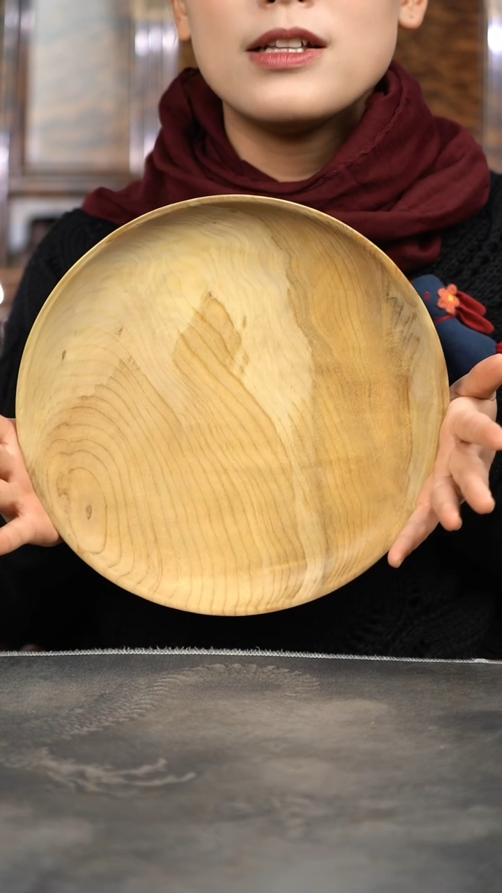 【闪购商品】金丝楠木雕原木精工坚果盘