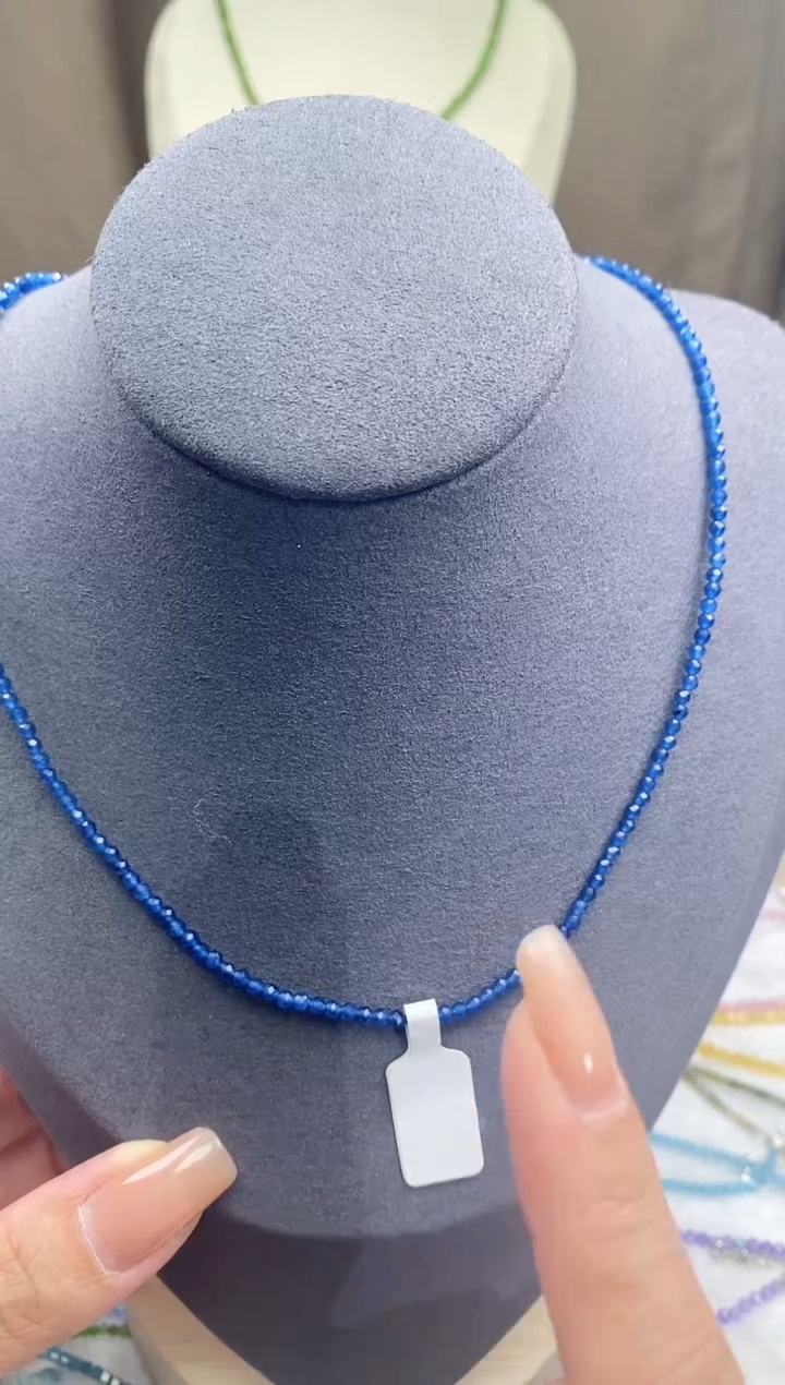 【闪购商品】蓝宝石颈饰14K金镶嵌诗颜珠宝甄选SYZB71