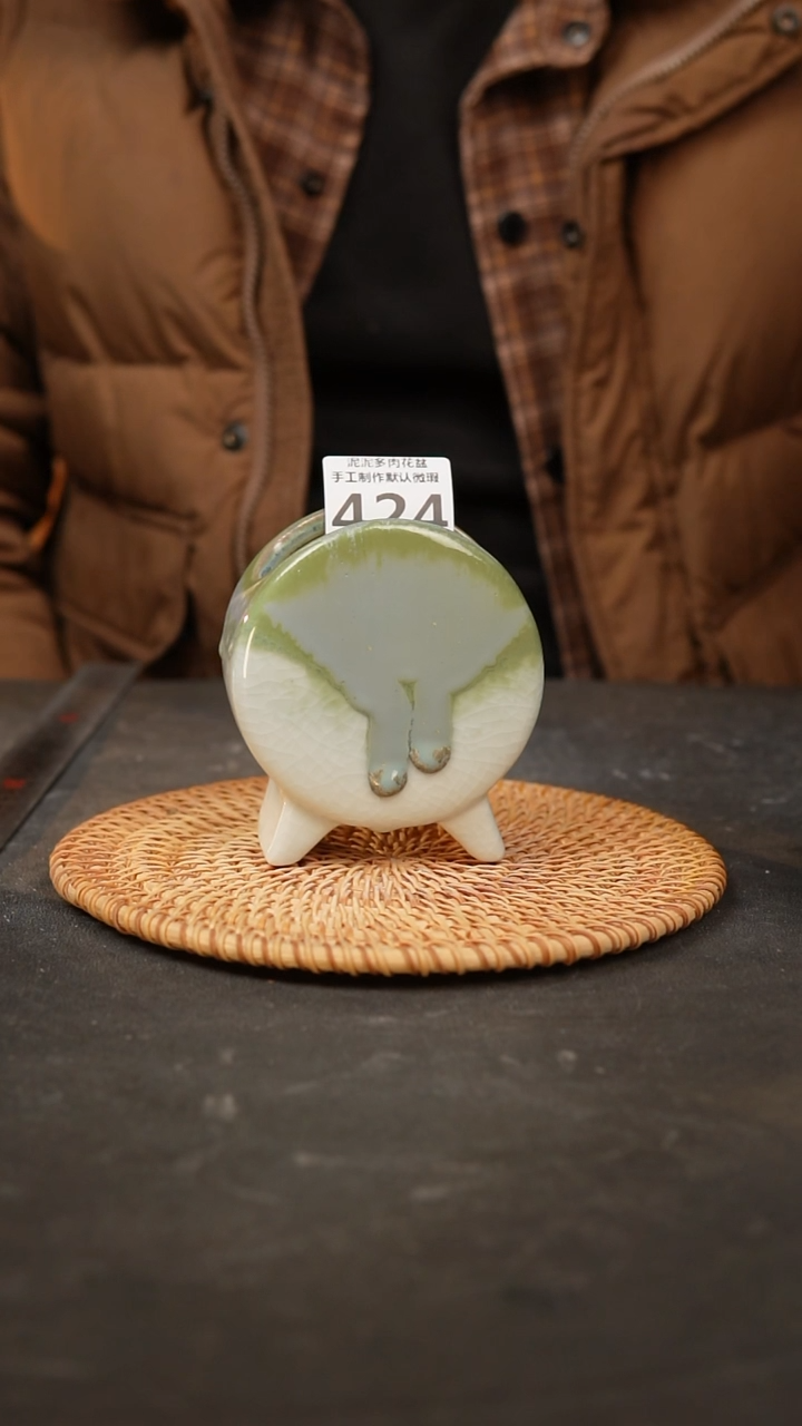 【闪购商品】瓷片景德镇手工花盆