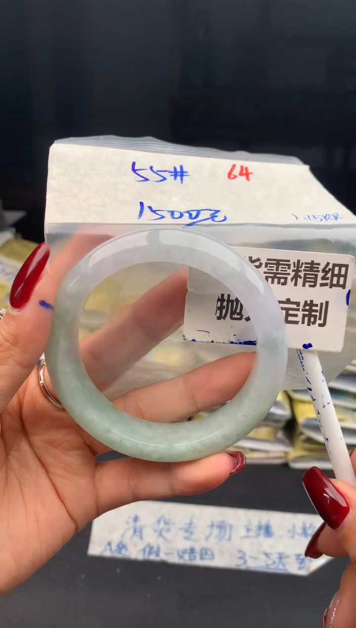 【闪购商品】定制翡翠未镶嵌64毛货需精细抛光多样性1件1500元