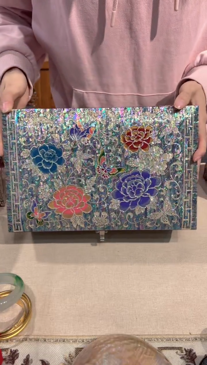 【闪购商品】鱼锁满贝全满螺弘贝雅螺钿漆器文化馆