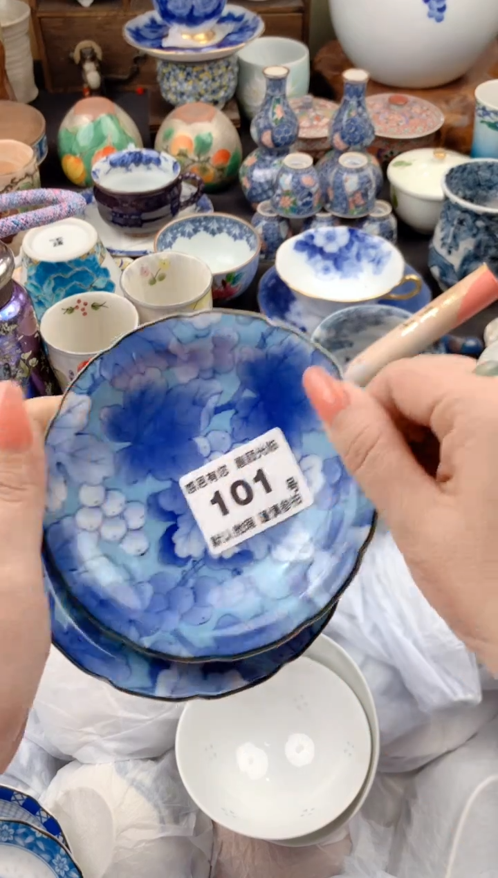 【闪购商品】瓷片101号九姑娘工艺品瓷器