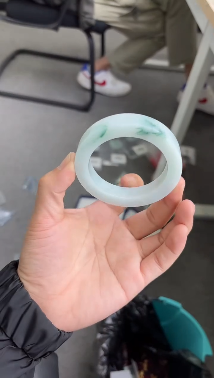 未镶嵌手镯定制翡翠辰***1手镯