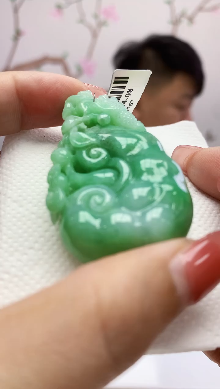 定制翡翠未镶嵌026xm-毛货如意66