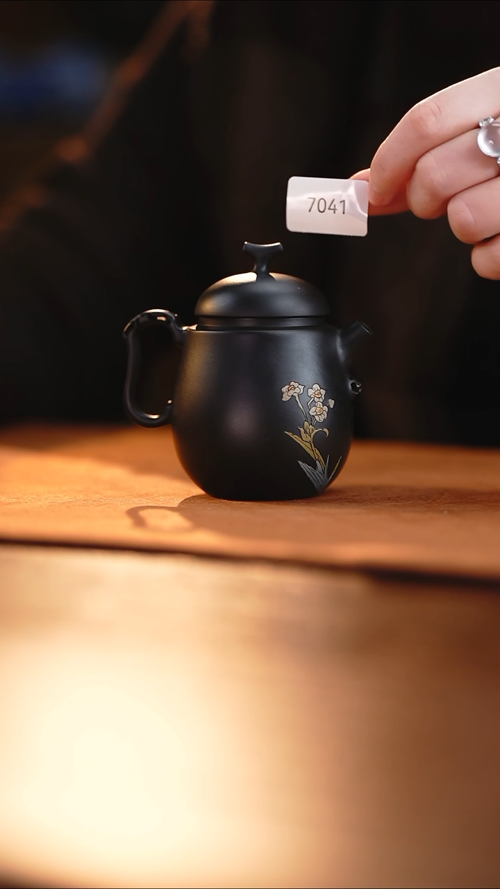 雲梦茶器紫陶茶壶7041