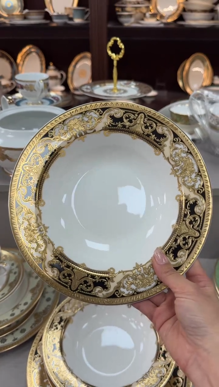 【闪购商品】瓷片8.5英寸草帽盘福利款 微瑕 4个