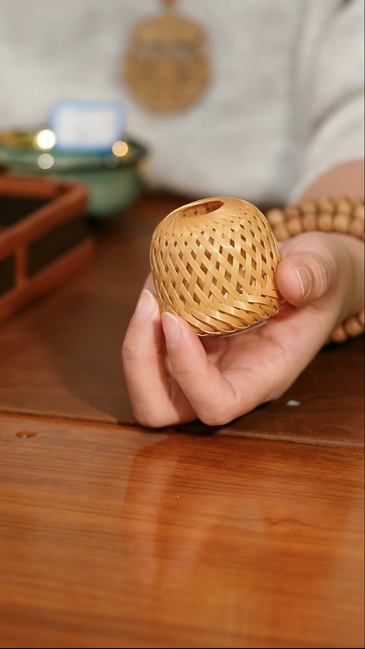 ZT竹编盖置高款 