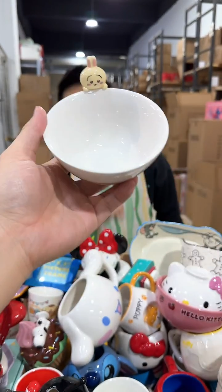 瓷片原盒乌萨奇小碗